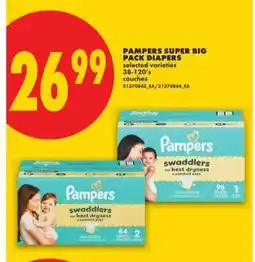 No Frills Pampers Super Big Pack Diapers offer