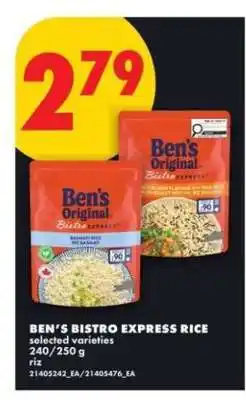 No Frills BEN'S BISTRO EXPRESS RICE offer