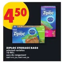 No Frills Ziploc Storage Bags offer