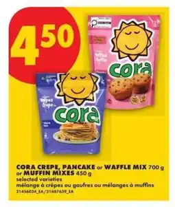No Frills CORA CREPE, PANCAKE or WAFFLE MIX or MUFFIN MIXES offer