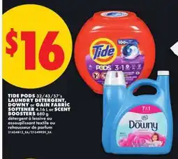 No Frills Tide Pods, Downy or Gain Fabric Softener offer