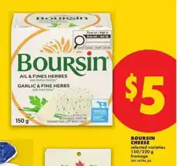 No Frills Boursin Cheese offer