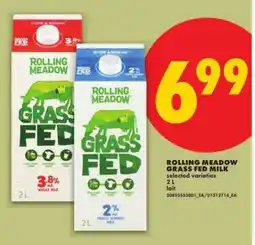 No Frills Rolling Meadow grass fed milk offer