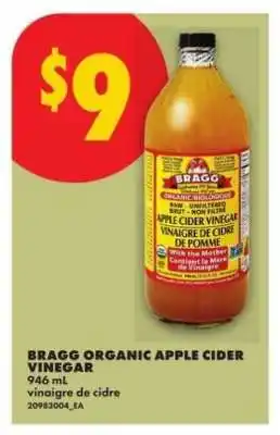No Frills BRAGG Organic Apple Cider Vinegar offer