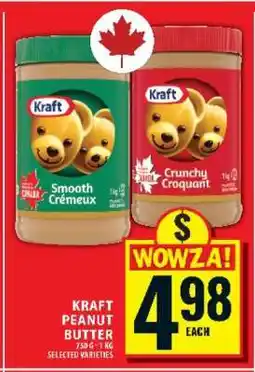 Food Basics Kraft Peanut Butter offer