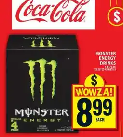Food Basics MONSTER ENERGY DRINKS offer