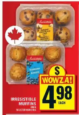 Food Basics Irresistible Muffins offer