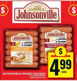 Food Basics JOHNSONVILLE SMOKED SAUSAGES offer