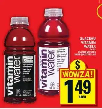 Food Basics GLACEAU VITAMIN WATER offer
