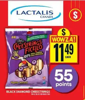 Food Basics Black Diamond Cheestrings offer