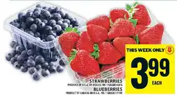 Food Basics Strawberries and Blueberries offer