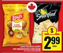 Food Basics Lays Potato Chips or Smartfood Popcorn offer