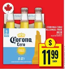 Food Basics Corona Cero Alcohol-Free Beer offer