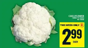 Food Basics CAULIFLOWER offer