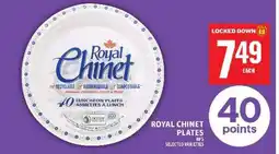 Food Basics ROYAL CHINET PLATES offer