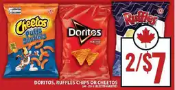 Food Basics Doritos, Ruffles Chips or Cheetos offer