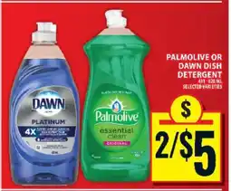 Food Basics Palmolive or Dawn Dish Detergent offer