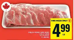 Food Basics FRESH PORK SIDE RIBS offer