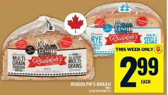 Food Basics RUDOLPH’S BREAD offer