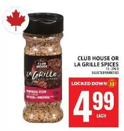 Food Basics Club House or La Grille Spices offer