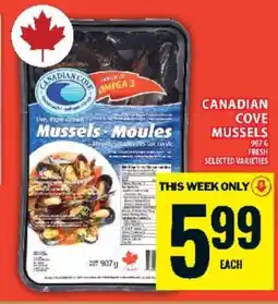 Food Basics CANADIAN COVE MUSSELS offer
