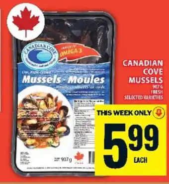 Food Basics CANADIAN COVE MUSSELS offer