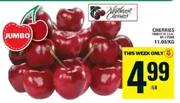 Food Basics JUMBO CHERRIES offer