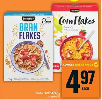 Food Basics SELECTION CEREAL offer