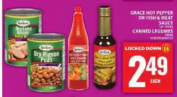 Food Basics Grace Hot Pepper or Fish & Meat Sauce offer