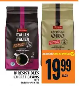 Food Basics IRRESISTIBLES COFFEE BEANS offer