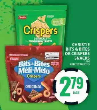 Food Basics CHRISTIE BITS & BITES OR CRISPERS SNACKS offer