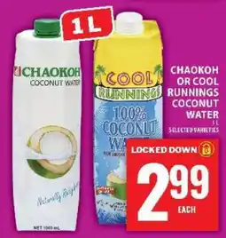 Food Basics Chaokoh or Cool Runnings Coconut Water offer