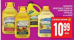 Food Basics SAPORITO VEGETABLE, CANOLA, SUNFLOWER OR CORN OIL offer