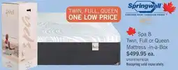 The Brick Twin, Full or Queen Mattress -in-a-Box offer