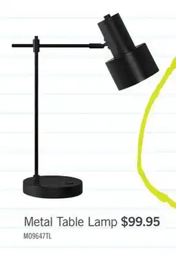The Brick 21 Black Metal Desk/Task Lamp with USB Charging offer