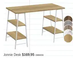The Brick Jonnie 47.25 Office Desk with Sawhorse-style Legs - Natural offer