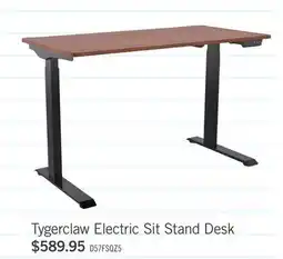 The Brick Tygerclaw Electric Sit Stand Desk - Grey offer