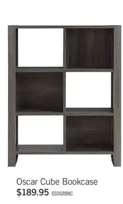 The Brick Oscar Owen 36 6-Cube Bookcase - Grey offer