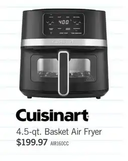 The Brick Cuisinart 4.5-qt Basket Air Fryer - AIR-160C offer
