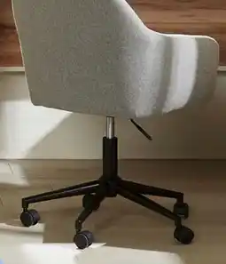 The Brick Stevie 23 Swivel Office Chair with Adjustable Height – Grey offer