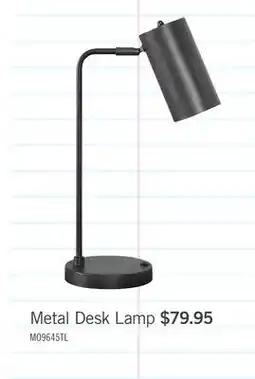 The Brick 18 Grey Metal Desk/Task Lamp with USB Charging offer