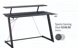 The Brick Sparta Gaming Desk - Black offer