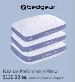 The Brick Bedgear Balance 1.0 Performance Queen Pillow – Stomach Sleeper offer
