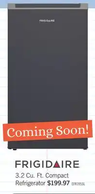 The Brick 3.2 Cu. Ft. Compact Refrigerator offer
