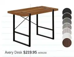 The Brick Avery 49 Office Desk - Walnut offer