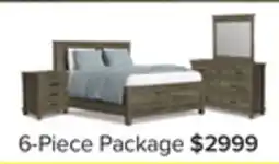 Leon's Glacier Point 6 - Piece Queen Panel Bedroom Package - Greystone offer