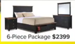 Leon's Camelot 6 - Piece Queen Storage Bedroom Package - Burnished Beige offer