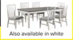 Leon's Greyridge Farm 7-Piece Extendable Dining Set - Grey, White offer