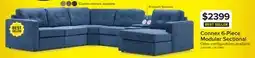 Leon's Feeling Connected - Connex 6-Piece Modular Sectional with Storage Console - Blue offer