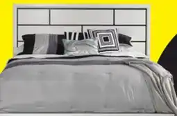 Leon's Fog 3-Piece Queen Bed - White, Black offer